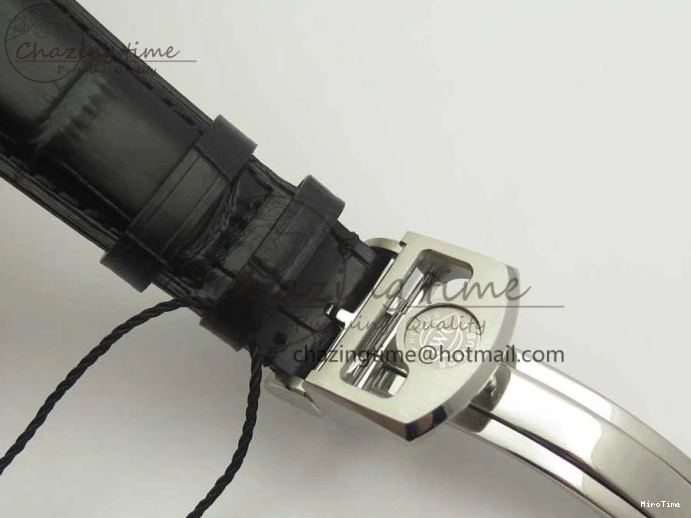 MIROTIME 0510 Efficient Portuguese Tourbillon IW5463 SS ZF Best Edition White Dial on Black Leather Strap 7170